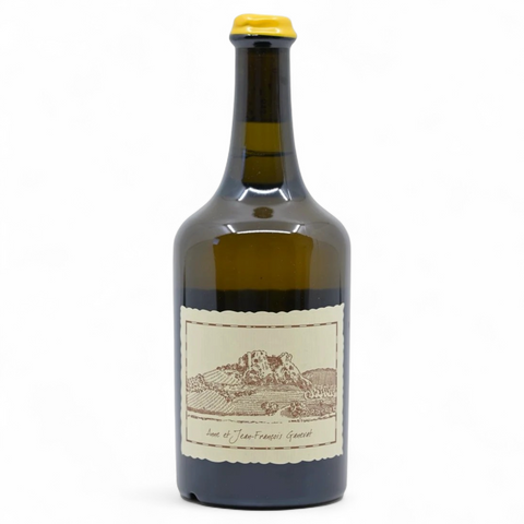 A bottle of 2010 Vin Jaune from the Jean-François Ganevat estate