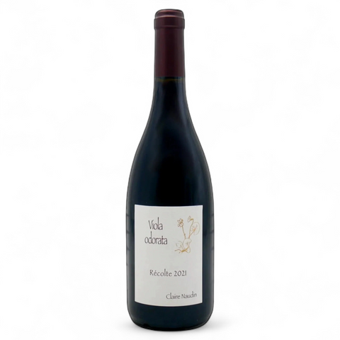 A bottle of Viola Odorata 2022 wine from the Naudin-Ferrand winery