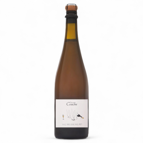"Do You Want to Sleep with Me?" wine bottle from the Champagne Vincent Couche estate