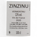 Bouteille de vin Zinzinu 2024 du domaine Vignerons de nature